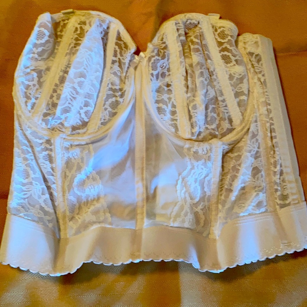 Vintage Goddess Backless Bra 38 DD - Bridal